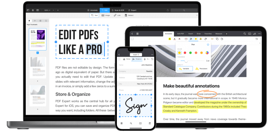 PDF Expert 3.10.23 for macOS