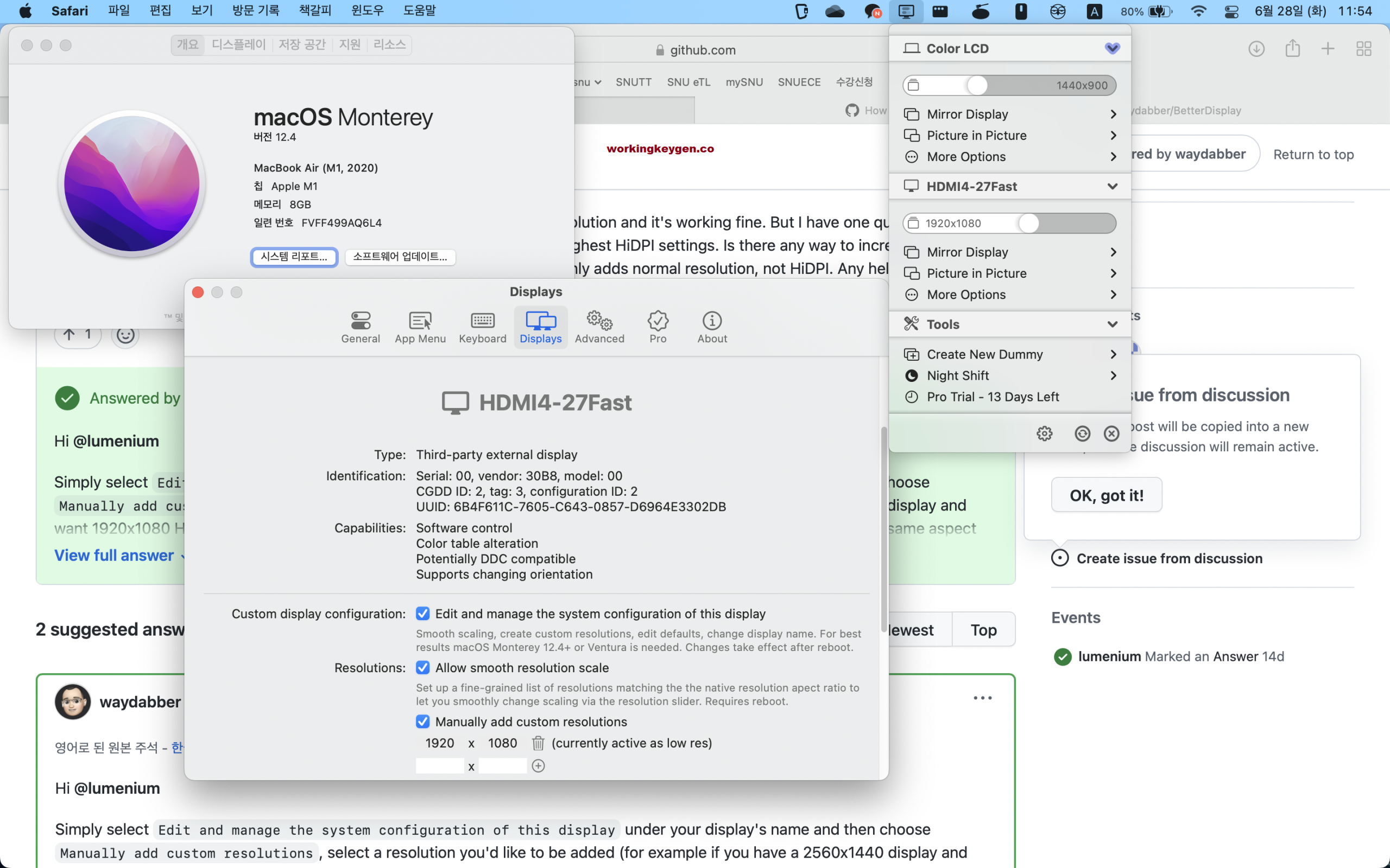 BetterDisplay for macOS