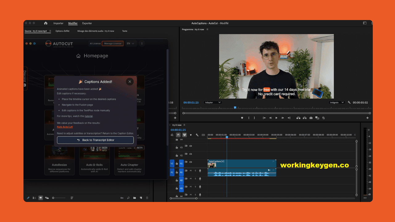 AI Auto Caption Software