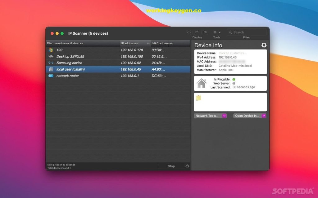 Advanced IP Scanner MacOS