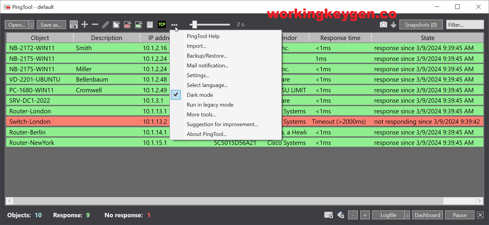 Reduce Ping Software
