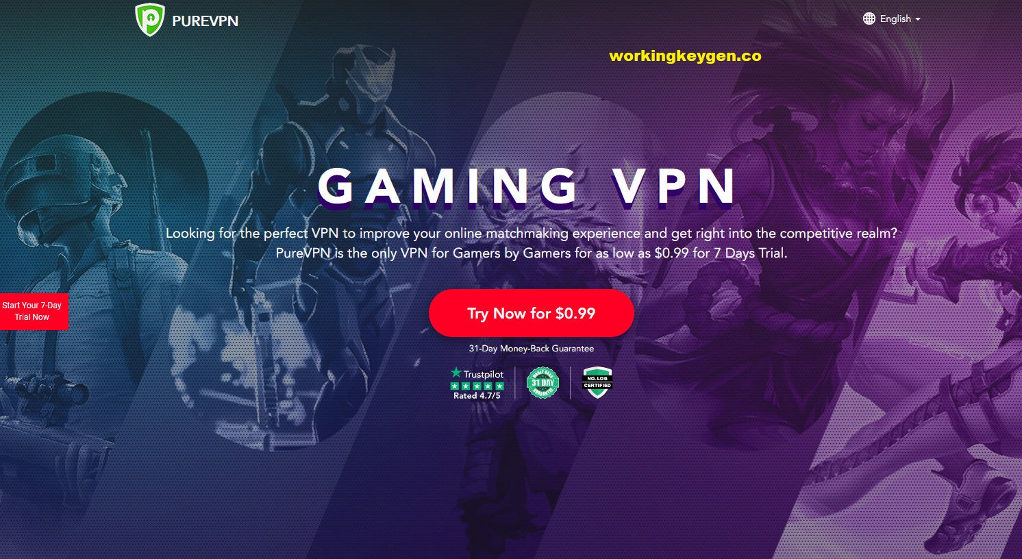 Gaming VPN for Low Ping